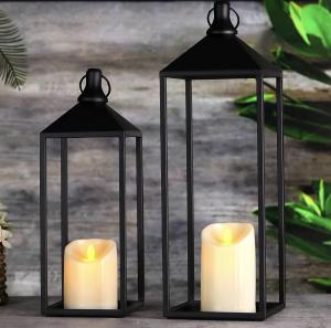 Modern Farmhouse Lantern for Indoor and Outdoor Use