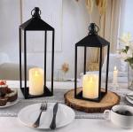 Modern Farmhouse Lantern for Indoor and Outdoor Use