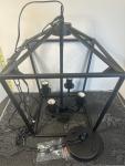 Black Open Frame 4-Light Lantern Pendant
