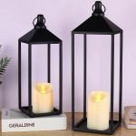 Modern Farmhouse Lantern for Indoor and Outdoor Use