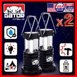 2-Pack LED Battery Lanterns, Portable & Collapsible
