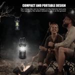 2 Pack Waterproof LED Battery Lanterns for Emergencies