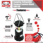 Portable Bright LED Hurricane Lantern - Collapsible