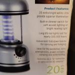 Emerson 12-White LED Battery Operated Lantern