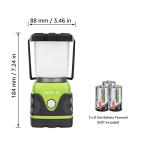 Battery-Powered LED Camping Lantern with 4 Modes