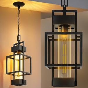 Hotsonic 15'' Indoor Outdoor Pendant Lantern Light