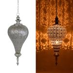 Extra Large Antique Silver Moroccan Lantern 27" H