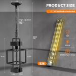 Hotsonic 15'' Indoor Outdoor Pendant Lantern Light