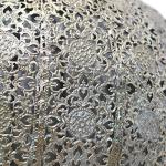 Extra Large Antique Silver Moroccan Lantern 27" H