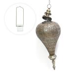 Extra Large Antique Silver Moroccan Lantern 27" H