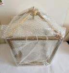 Gold 4-Light Lantern Chandelier Pendant Fixture