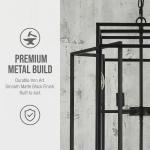 31'' Pendant 8 Light Farmhouse Lantern Chandelier