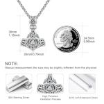 Thor Hammer Necklace - 925 Silver Viking Amulet