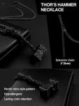 Viking Thor Mjolnir Pendant Necklace for Men