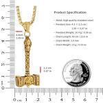 Viking Thor’s Hammer Necklace - Norse Mjolnir Amulet