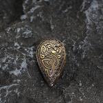 3-Pack Viking Dragon Shield HairTube Beads