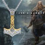 Thor Hammer Necklace in 925 Sterling Silver