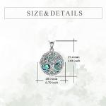 Viking Tree of Life Necklace with Valknut Pendant