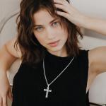 Celtic Cross Necklace with Valknut and Runes