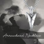 Sterling Silver Viking Arrowhead Necklace for Men