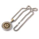 Odin Valknut Pendant Necklace for Viking Fans