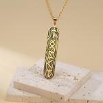 VASSAGO Viking Pendant Necklace with Norse Runes