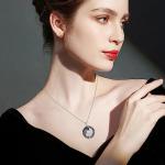 Viking Wolf Pendant Necklace in Sterling Silver