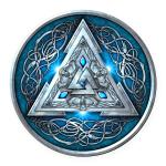 Valknut Triquetra Pendant Necklace in Sterling Silver