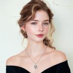 Valknut Pendant Necklace in Sterling Silver