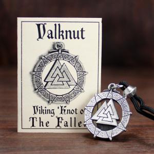 Valknut Necklace Viking Pendant Norse Jewelry