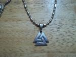 Valknut Viking Norse Stainless Steel Necklace