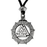 Valknut Necklace Viking Pendant Norse Jewelry