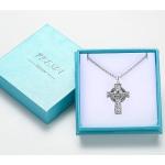 Sterling Silver Viking Celtic Cross Necklace