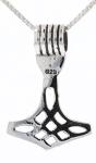 Thor's Hammer Viking Celtic Pendant Necklace 18