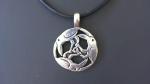 Odin's Ravens Pewter Pendant Necklace - Viking Style
