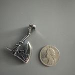 Viking Valknut Axe Pendant Necklace for Men