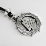 Valknut Necklace Viking Pendant Norse Jewelry