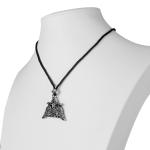 Valknut Valkyrie Raven Pendant Necklace