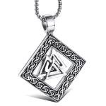 Valknut Pendant Necklace for Men and Women