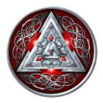 Valknut Celtic Triquetra Viking Charm Necklace 20