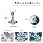 Mjolnir Necklace – 925 Silver Thor Hammer Pendant