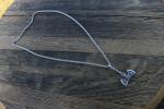 Viking Stainless Steel Valknut Axe Necklace 24