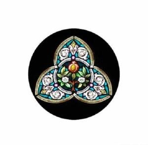 Valknut Celtic Triquetra Pendant Necklace in Silver