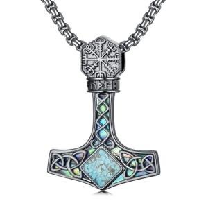 Thor’s Hammer Necklace in 925 Sterling Silver