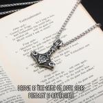 Viking Thor's Hammer Valknut Pendant Necklace