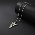 Men's Viking Valknut Arrow Pendant Necklace