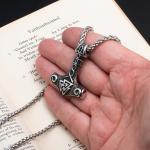 Viking Thor's Hammer Valknut Pendant Necklace