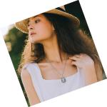 Viking Valknut Compass Necklace in Sterling Silver