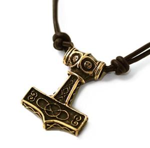 Celtic Knot Thor's Hammer Pendant Necklace