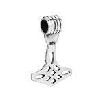 Celtic Knot Thor's Hammer Mjolnir Silver Pendant